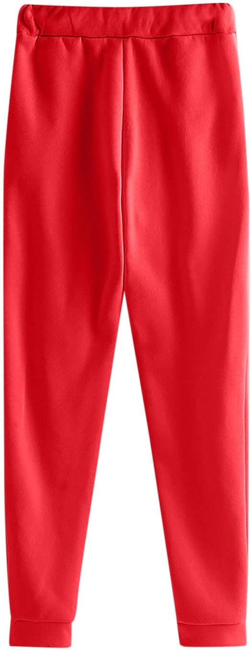 Women Jogger Tracksuit Outfit Long Sleeve Hoodies Sweatshirt and Sweatpants 2 Piece Sports Sets Sweatsuits Red